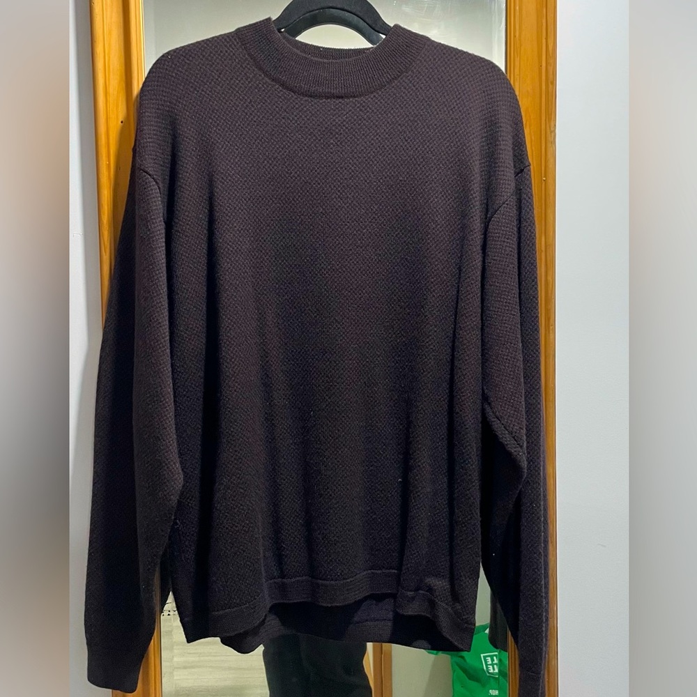 Bellissimo Casual Sweater in Maroon Chocolate Coloured